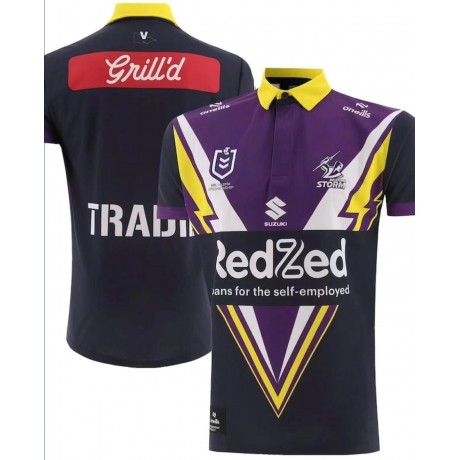 2025 Melbourne Storm Home Kit Rugby Jersey