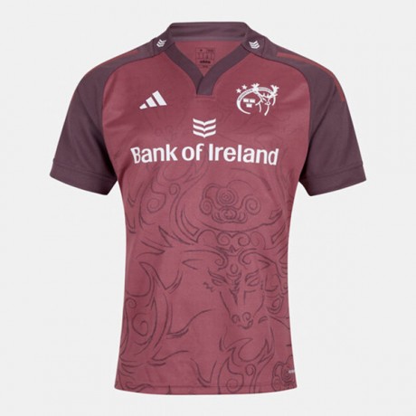 Munster 2024 Adult European Jersey - Official Rugby Shirt with Club Crest