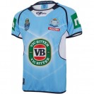 Maillot NSW Blues 2017 homme State of Origin avec tissu ventilé et écusson brodé