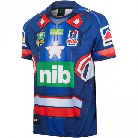 Newcastle Knights 2017 Men's Iron Patriot Marvel Jersey | Official NRL Marvel Gear