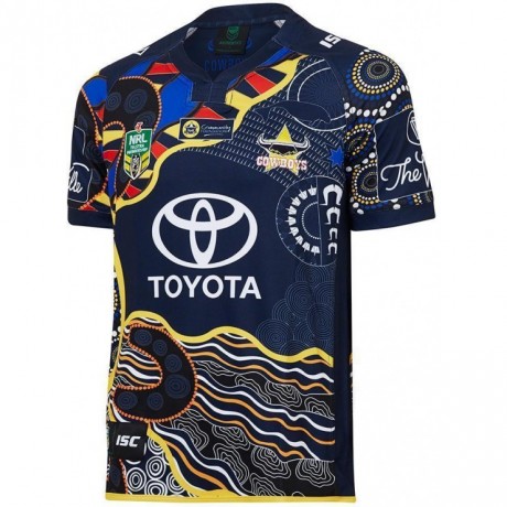 North Queensland Cowboys 2017 Men's Indigenous Jersey - Official NRL Jersey