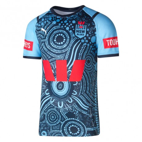 NSW Blues Indigenous Rugby Jersey 2024 – State of Origin Official