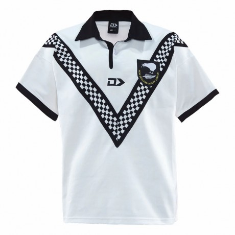 Kiwis Throwback White Rugby Jersey 2024 – Sustainable Ecotek Classic