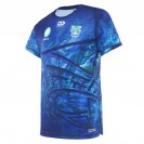 New Zealand Warriors Warm Up Paua Rugby Tee 2025 – Lightweight & Breathable