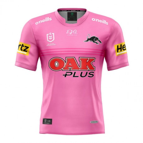 Official Penrith Panthers Men's Away Rugby Jersey 2021 – Pink Panthers