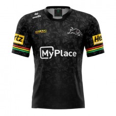 Penrith Panthers Mens Dark Training Rugby Jersey 2024