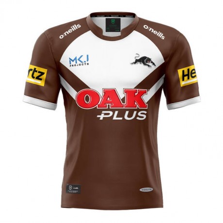 Penrith Panthers Mens Warm Up Rugby Tee 2023 – Lightweight Performance Tee