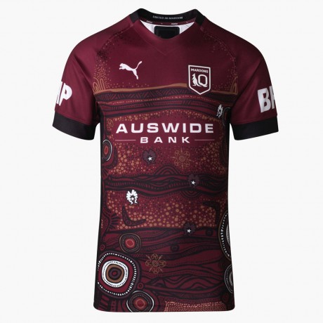 QLD Maroons Indigenous Rugby Jersey 2021 | Official NRL Edition