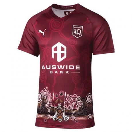 QLD Maroons Indigenous Rugby Jersey 2022 | PUMA Official NRL Jersey