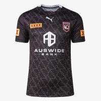 QLD Maroons Men's Black Training Rugby Jersey