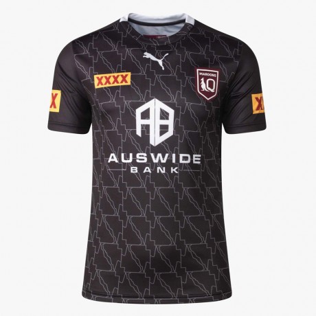 QLD Maroons Black Training Rugby Jersey – Puma Official Replica