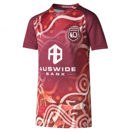 QLD Maroons Indigenous Training Jersey 2023 – Official NRL Heritage Kit