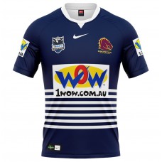 Brisbane Broncos Men's  Cyril Connell Retro Rugby Jersey 2010