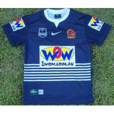 Brisbane Broncos Men's  Cyril Connell Retro Rugby Jersey 2010