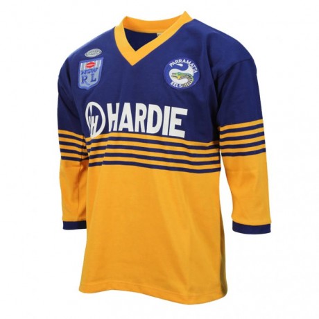 Parramatta Eels Retro Rugby Jersey 1986 | Official NRL Vintage Jersey