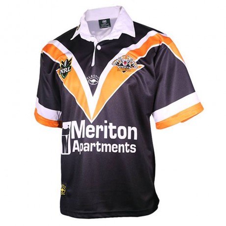 Wests Tigers Retro Heritage Jersey 2000 | Official Vintage Rugby Shirt