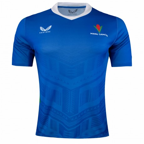 Samoa Mens Home Rugby Jersey 2022-23 – Athletic Fit & Moisture-Wicking