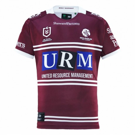 Manly Warringah Sea Eagles Men's Home Rugby Jersey 2025 – Classic & Eco-Friendly