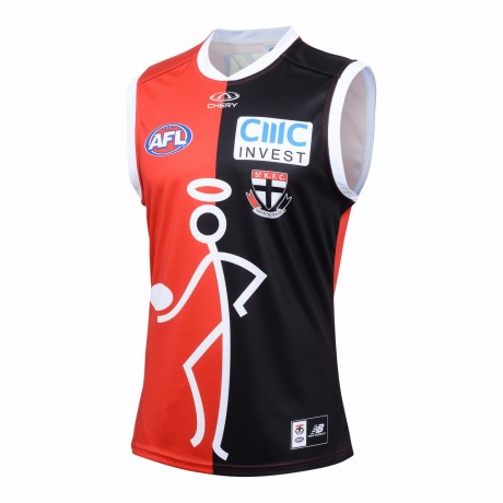 St Kilda Stickman Guernsey 2024 – Official Onfield AFL Jersey