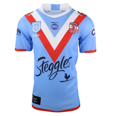 Sydney Roosters Anzac Jersey 2021 – Bondi Blue Rugby Tribute