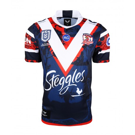 Sydney Roosters Mens Indigenous Rugby Jersey 2021 | Official NRL Kit