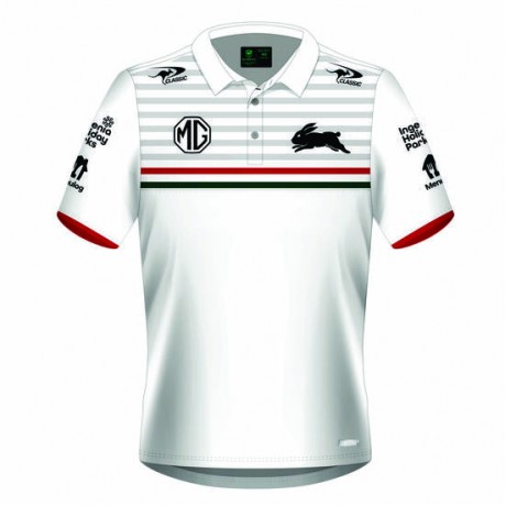 South Sydney Rabbitohs Mens Coaches Polo 2024 – Official Training Rugby Shirt