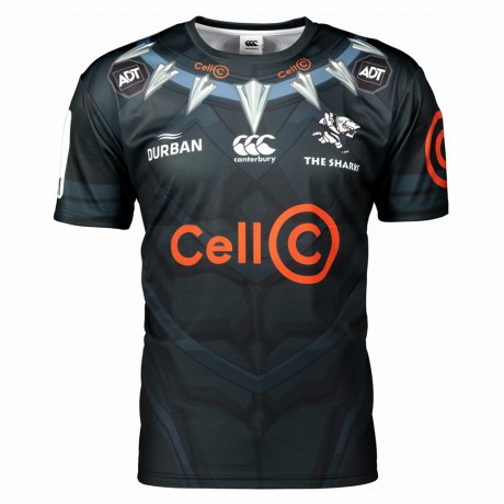 Sharks Super Rugby 2019 Men’s Hero Jersey – Official Team Gear for Fans & Collectors