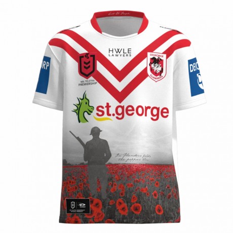 St George Illawarra Dragons Commemorative Jersey 2023 – Official Rugby Tribute