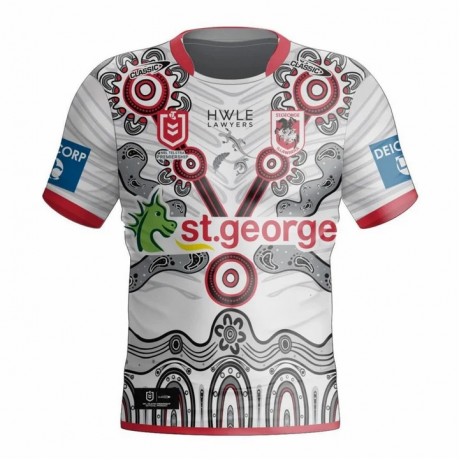 Dragons 2024 Indigenous Rugby Jersey – Official NRL Edition