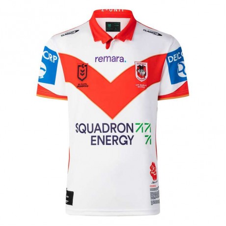 St George Illawarra Dragons Mens ANZAC Rugby Jersey 2025 – Commemorative Rugby Jersey