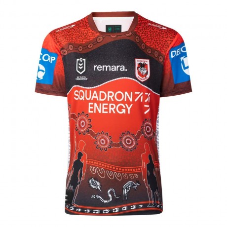 2025 Dragons Indigenous Jersey – St George Illawarra NRL Rugby Top