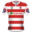 Official St George Illawarra Dragons Heritage Jersey 2021 – Retro Red V Style