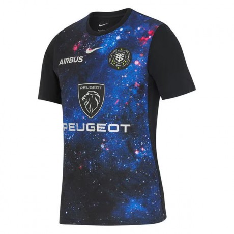 Stade Toulousain Mens Pre Match Rugby Jersey 2025 – Lightweight & Breathable