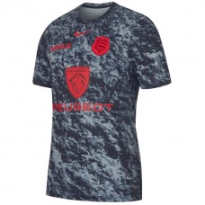 Stade Toulousain Mens Pre Match Rugby Jersey 2022-23