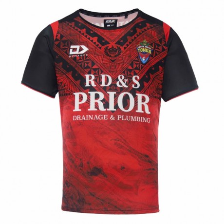 Tonga Mens Training Rugby Jersey 2022 – Lightweight Ecotek Performance Shirt