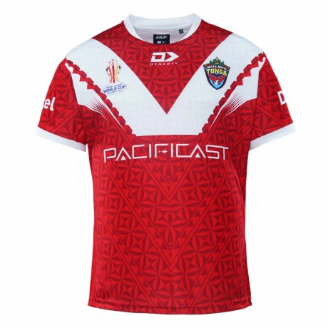 RLWC 2021 Tonga Rugby Jersey | Official Men’s Home Shirt by Dynasty Sport