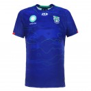 Warriors Men's Royal Training Rugby Tee 2024 – Eco-Friendly & Lightweight Gear
