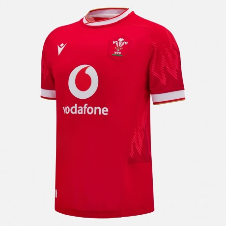 Wales Home Rugby Jersey 2024 – Flame Design & Dragon
