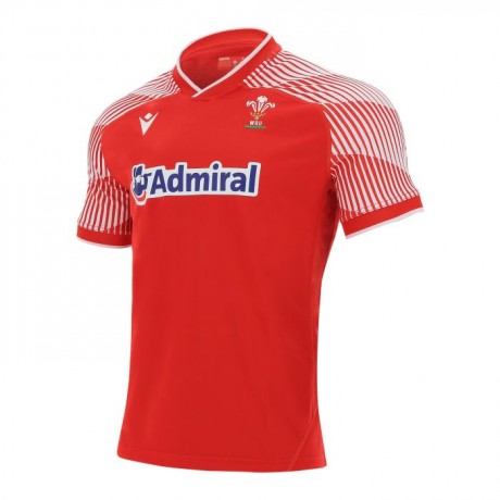 Welsh Pathway Home Rugby Jersey 2021 | Durable Rugby Shirt in Red
