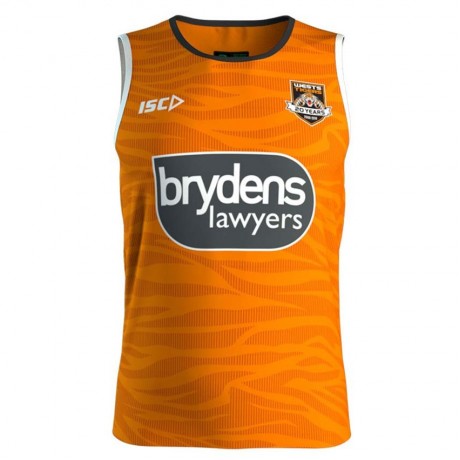 Wests Tigers 2019 Men's Training Singlet – Lightweight NRL Training Gear
