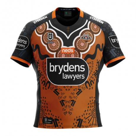 Wests Tigers Mens Indigenous Rugby Jersey 2021 | Cultural Design