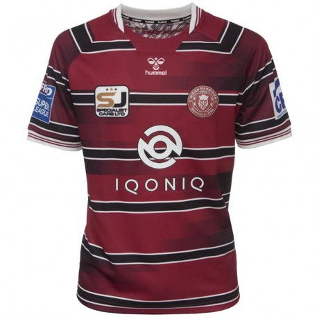 Wigan Warriors Adult Home Rugby Jersey 2021 | Official hummel Kit