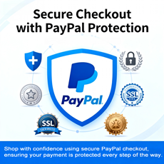 Your payment is protected with SSL encryption and processed through trusted gateways like PayPal, Visa, and MasterCard.